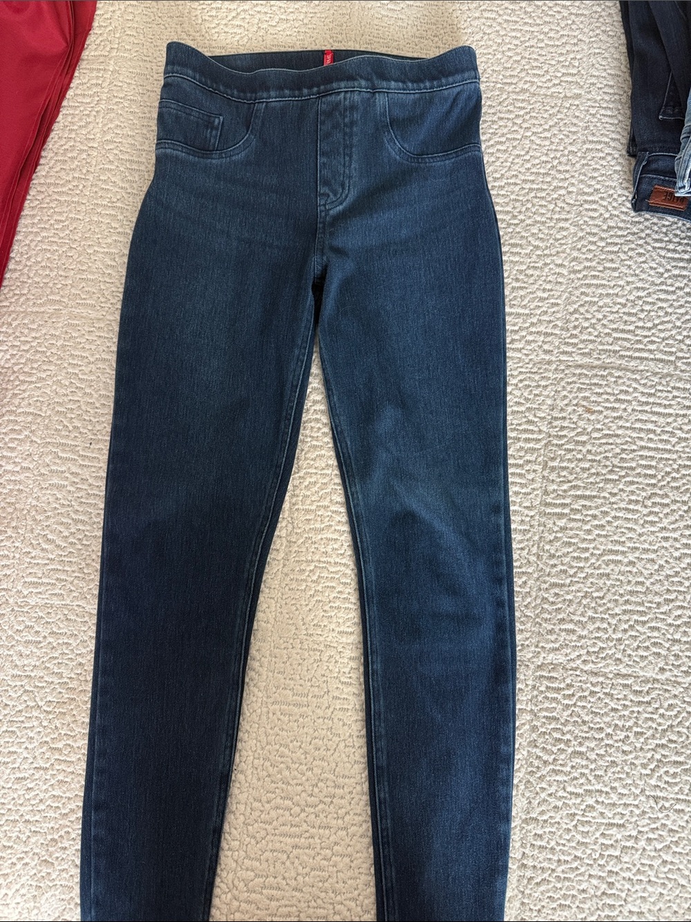 SPANX Women’s Skinny Jeans in Dark Blue